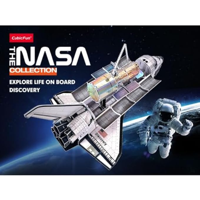 CUBIC FUN 3D PUZZLE NASA DISCOVERY(SPACE SHUTTLE) 126 PIECES, FOR 8 YEARS+ - Image 3